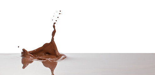 Image showing chocolate splash