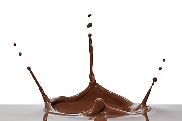 Image showing chocolate splash