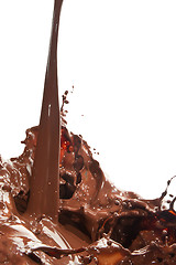 Image showing pouring chocolate