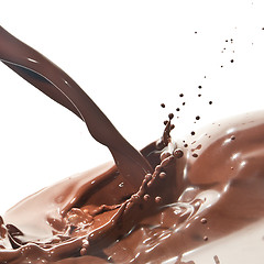 Image showing pouring chocolate