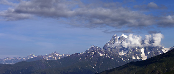 Image showing Panorama summer Mountain.