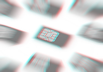 Image showing Mobile phone SIM card