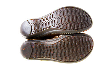 Image showing Sole of boots (isolated)