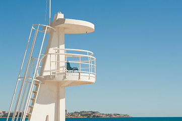 Image showing Lifeguard watchtower