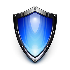 Image showing Blue security shield