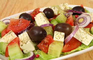 Image showing Greek salad