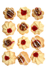 Image showing Isolated biscuits