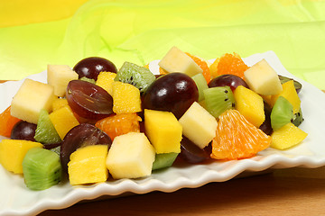 Image showing Sliced fruits