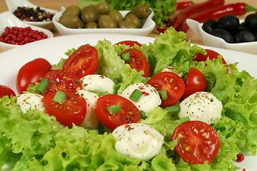 Image showing Vegetarian salad.