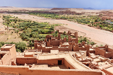 Image showing Oasis in Sahara Desert, Africa