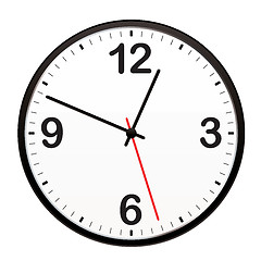 Image showing Black wall clock