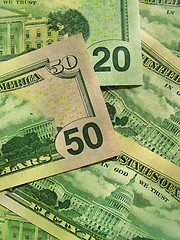 Image showing money background