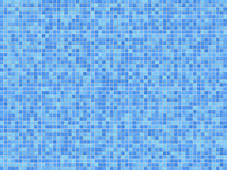 Image showing blue mosaic background