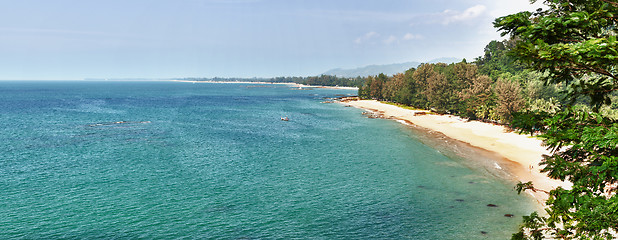 Image showing Panorama of tropical beach - Thailand, Phuket