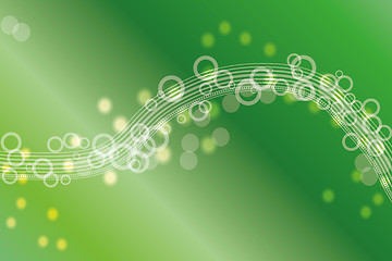 Image showing Green abstract background