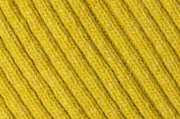 Image showing Yellow wool texture