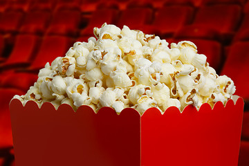 Image showing Box of popcorn 