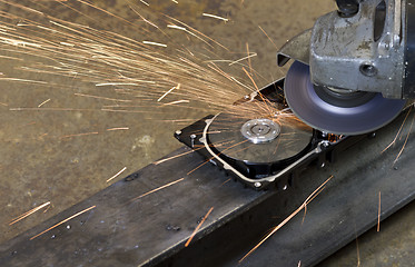 Image showing cleaning a hard drive