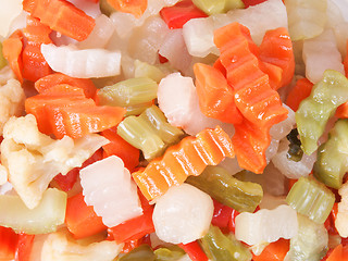 Image showing Mixed vegetables