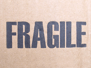 Image showing Fragile