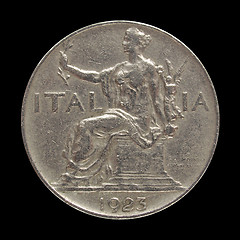 Image showing Italian coin