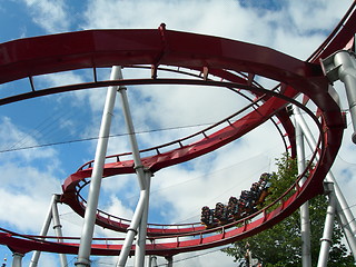 Image showing Rolling coaster