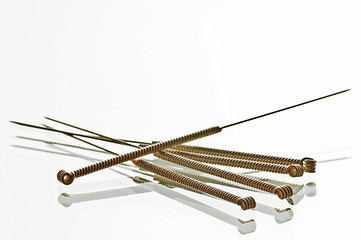 Image showing acupuncture needles