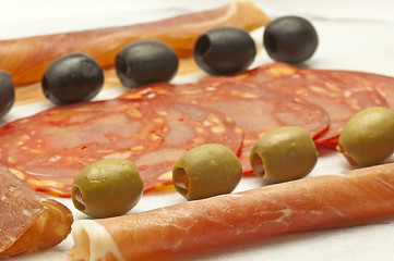 Image showing Chorizo sausage of Spain