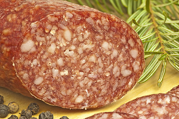 Image showing salami of deer