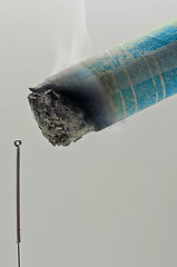 Image showing Moxibustion