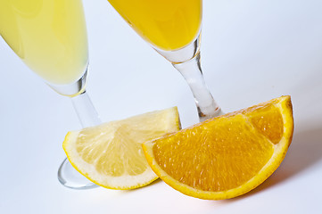 Image showing orange juice and lemon juice