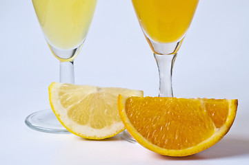 Image showing orange juice and lemon juice