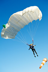 Image showing Parachute jumper