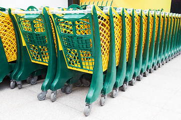 Image showing shopping carts