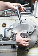 Image showing metal blank machining process