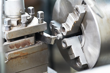 Image showing metal blank machining process