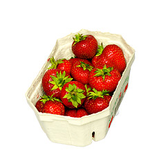 Image showing Strawberries in Container