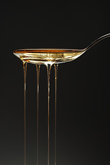 Image showing Honey spill