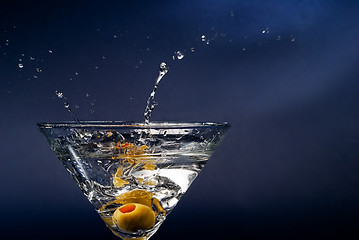 Image showing Cocktail drop