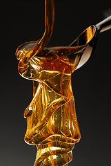 Image showing Honey dripping