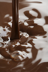 Image showing chocolate splash