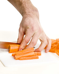 Image showing sliced carrot