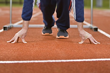 Image showing Hurdle Athlete