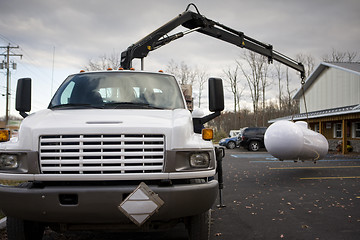 Image showing Crane in operation