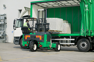 Image showing Moffett Forklift