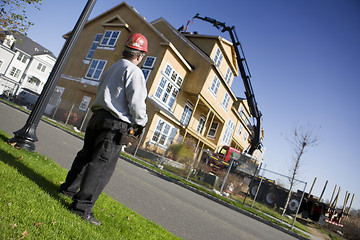 Image showing crane in operation