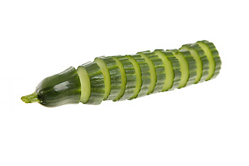 Image showing Sliced Cucumber