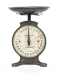 Image showing old metal scales