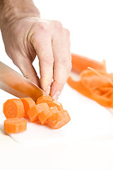 Image showing sliced carrot