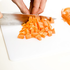 Image showing sliced carrot